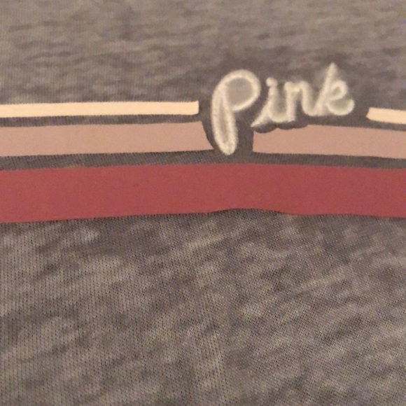 A See-through gray white and pink shirt - Picture 2 of 3